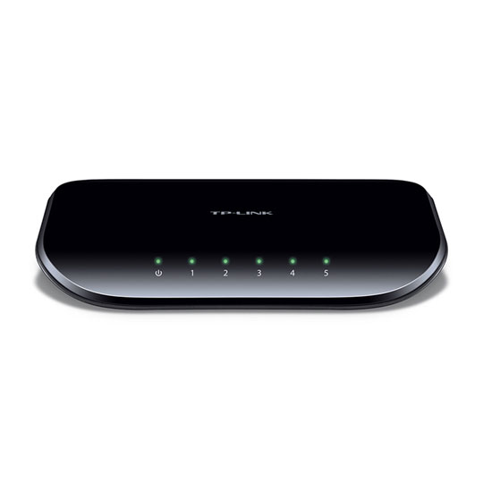 TP-LINK 5 Port Gigabit 10/1000 Desktop Switch Black : image 1