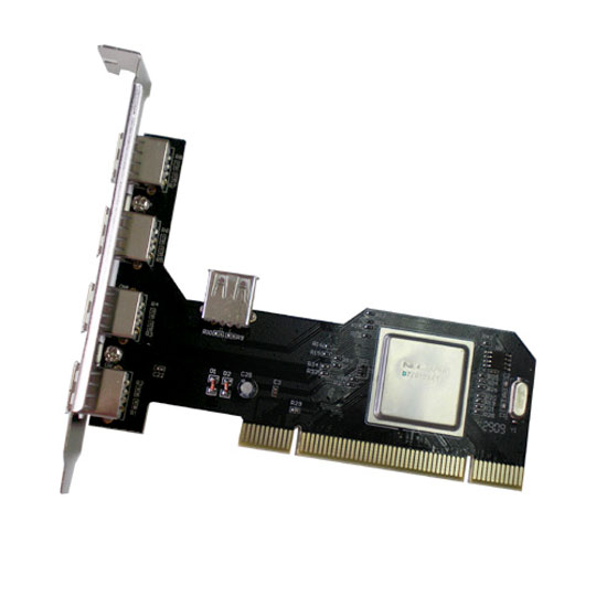 USB-4PCI-2.0 USB PCI Card NEC chipset 4 External + 1 Internal USB Port from Dynamode : image 1