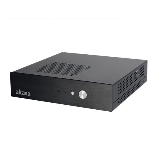 Cypher AK-ITX-04BK Thin Mini-ITX from Akasa with 120W PSU VESA Mountable : image 1
