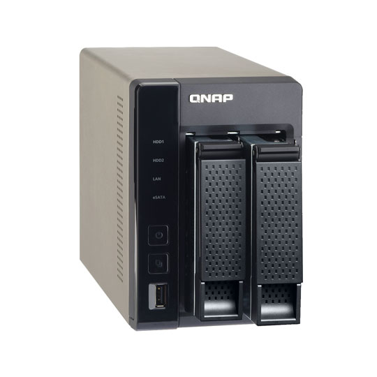 Qnap 2 Bay SATA III NAS/NVR 2x Gibit Lan HDD or SSD HotSwap Trays : image 2