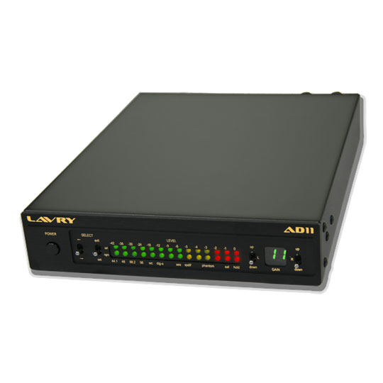 Lavry AD11 Stereo Mic Pre and A/D Converter - Black : image 1