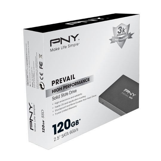 PNY 120GB Prevail 3k Endurance Professional SSD Enterprise Class - Solid State Drive : image 2