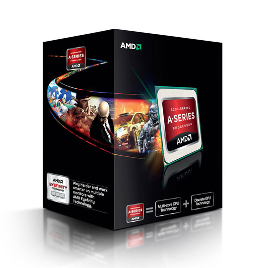 AMD A-Series A8 5600K Black Edition FM2 CPUU with Heat Sink Fan : image 1