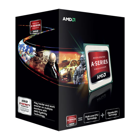 AMD A-Series A6 5400K Black Edition FM2 CPU with Heat Sink Fan : image 1