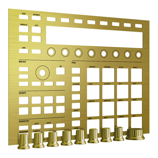 Native Instruments MASCHINE MK2 Custom Kit Solid Gold : image 1