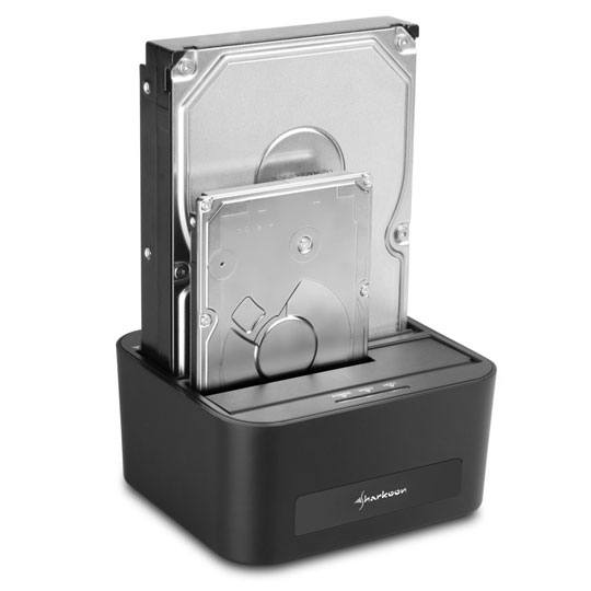 Sharkoon Câble SATA 3 - 60cm - Mâle/Mâle - 6 Gbit/s - Noir Et Bleu