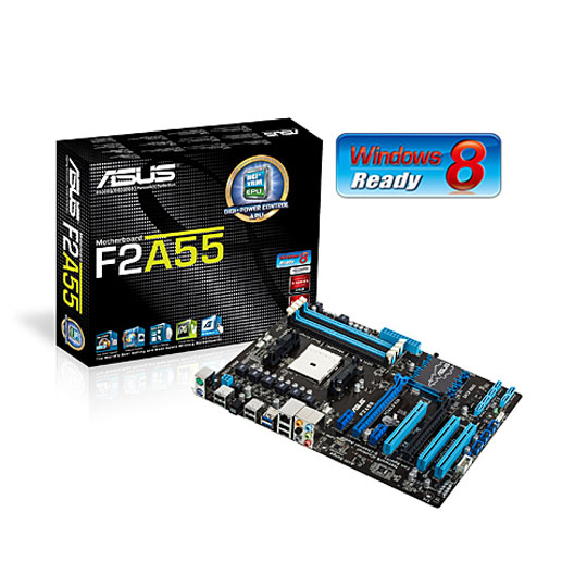 ASUS F2A55 AMD A55 (Socket FM2) DDR3 ATX Motherboard : image 1