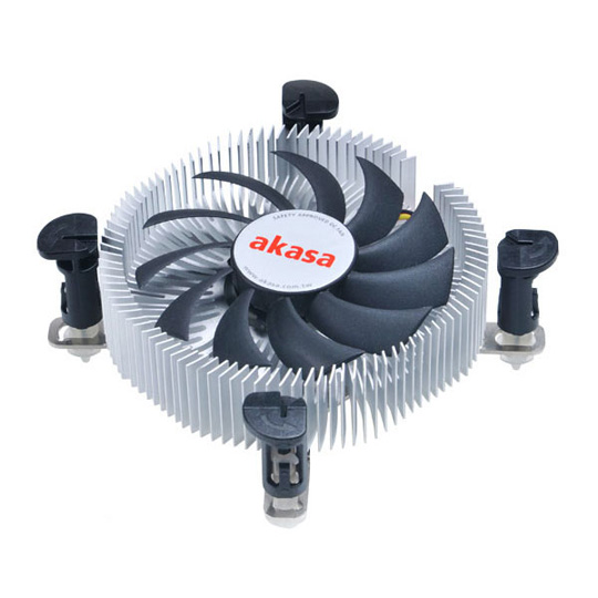 Akasa AK-CC7122BP01 Low Profile PWM CPU Cooler : image 1