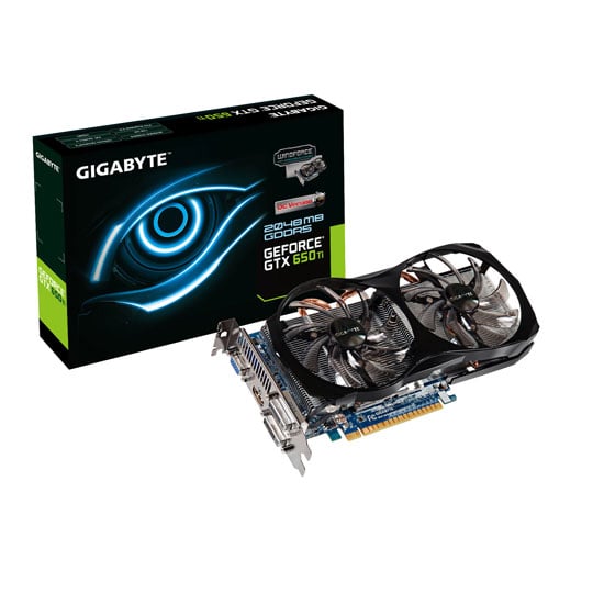Gigabyte GeForce GTX 650 Ti Windforce 2X NVIDIA Graphics Card 2GB LN47356 GV N65TOC 2GI SCAN UK