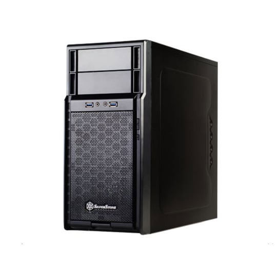 Silverstone Precision PS08B Black Mini Tower Case : image 1