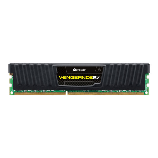 Corsair 8GB DDR3 Vengeance Low Profile Jet Black PC3-12800 (1600), Non-ECC Unbuffered, CAS 9-9-9-24, : image 1