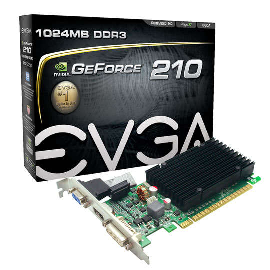 EVGA GeForce G 210 NVIDIA Graphics Card - 1GB : image 1