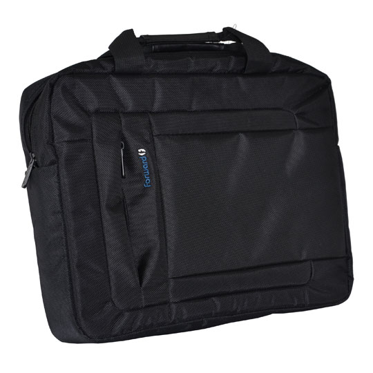 Forward Knox TL01 Notebook Carry Case for upto 16" Black with Shoulder Start front Zip Pockets : image 1