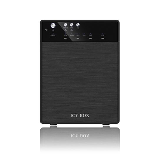 External 4x JBOD 4 Bay Enclosure with eSATA and USB 3.0 from IcyBox IB-3640SU3 : image 2