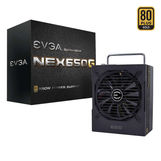 EVGA 120-PG-0650-GR SuperNova NEX 650W Full Modular Power Supply (PSU) 80+ GOLD - 120-PG-0650-GR : image 1