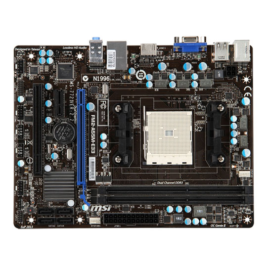 MSI FM2-A55M-E33 AMD Socket FM2 Motherboard : image 2