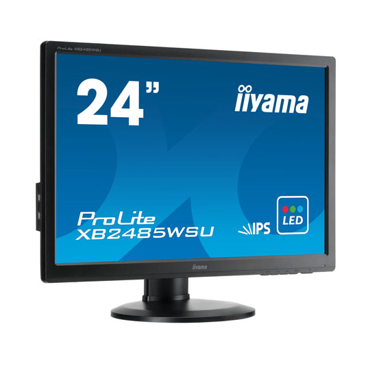 iiyama 24" ProLite XB2485WSU-B1 IPS LED (Backlit) Monitor, Height Adjustable : image 2