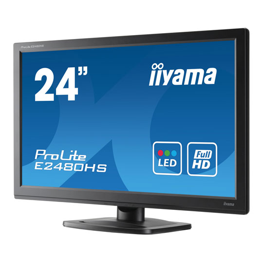 iiyama ProLite E2480HS-B1 23.6" LED Monitor with TN Panel : image 2