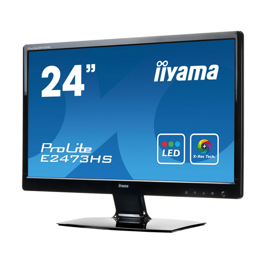 iiyama ProLite E2473HS-GB1 24" LED Monitor with TN Panel : image 1