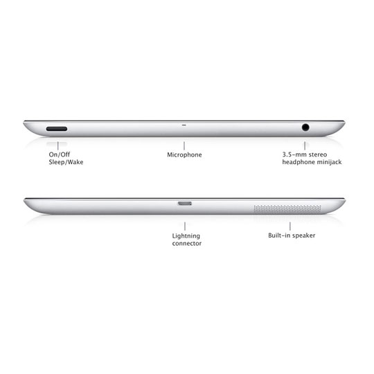 Apple iPad 4 Wi-Fi 32GB - White (4rd Generation) : image 3