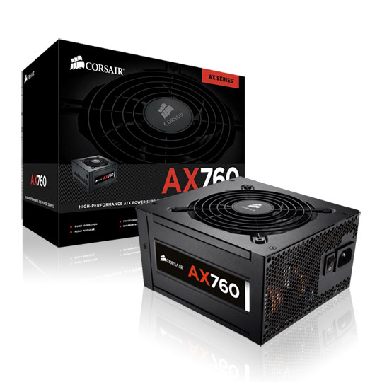 Corsair AX760 PC電源ユニット 760W