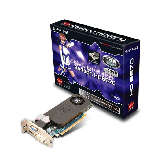Amd Radeon Hd 6670 1gb Ddr5 Sapphire Sapphire HD6670 AMD/ATI Low
