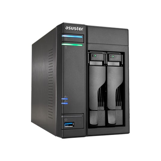 AS-602T 2 Bay SATA NAS with HDMI and full BOXEE Support from asustor : image 1