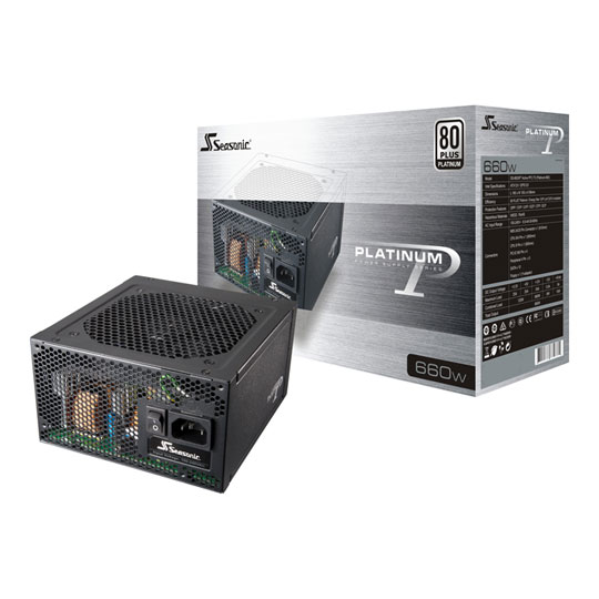 Seasonic Platinum 660W Modular Power Supply : image 1