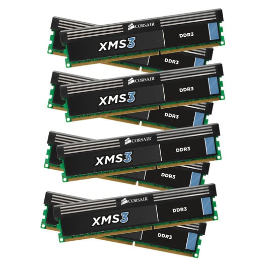 Corsair XMS3 64GB DDR3 1333 MHz CAS 9-9-9-24 Dual Channel Desktop : image 1