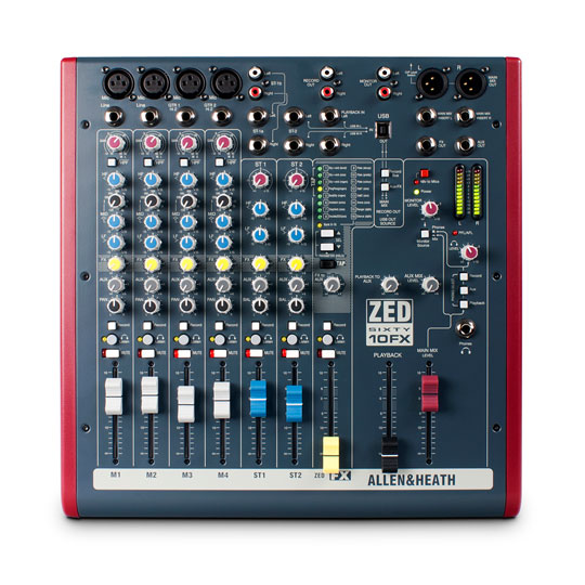Allen & Heath ZED60-10FX Mixing Desk LN48035 - ZED60-10FX/240X