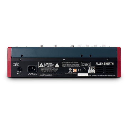 Allen & Heath ZED60-10FX Mixing Desk : image 4