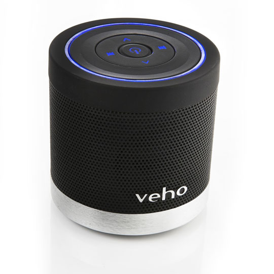 Veho VSS-009-360BT M4 Bluetooth Wireless Speaker with micro-SD Black Rechargable with Track Control : image 1