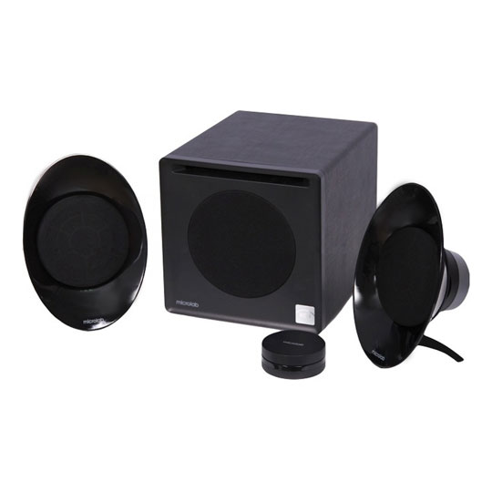 Microlab FC50B Black, Powerful 2.1 54Watt RMS Subwoofer system with HC2D and DSP advanced technology : image 1