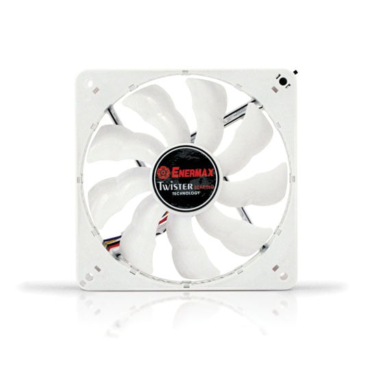 14cm white LED fan with PWM speed control from Enermax - UCCL14 : image 1
