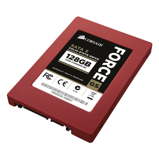 Corsair 128GB Force Series GS SSD Performance Drive SATA 3 - CSSD-F128GBGS-BK : image 1