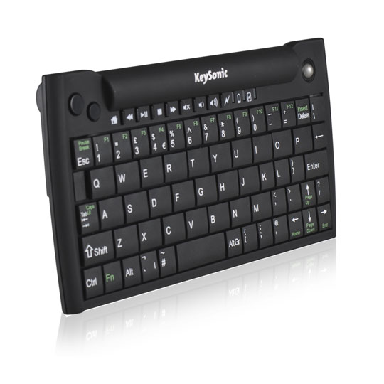 Super Mini BT Keyboard with Built-in Track ball : image 1