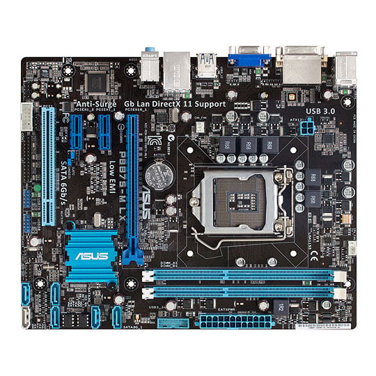 ASUS P8B75-M LX Intel B75 Socket 1155 Motherboard LN47998 | SCAN UK