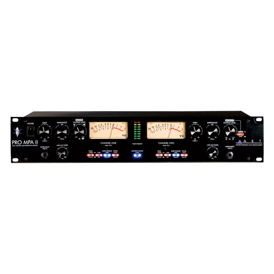 ART Pro MPA II Rack-Mounted Tube PreAmp