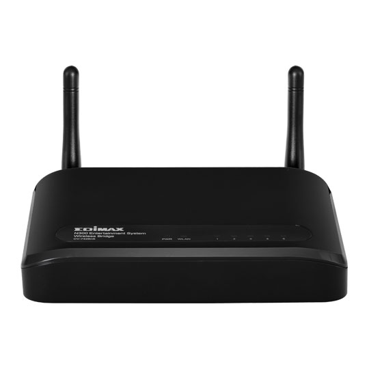 Edimax 300 Mbps Universal WiFi N Wireless Bridge + 5 Port Switch : image 2