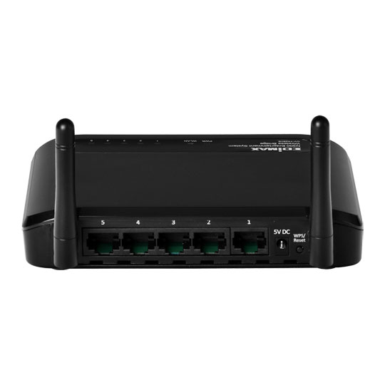 Edimax 300 Mbps Universal WiFi N Wireless Bridge + 5 Port Switch : image 3