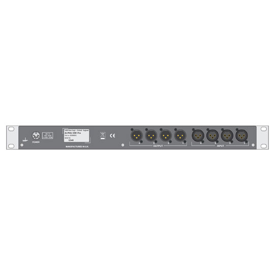 Solid State Logic (SSL) Alpha VHD Quad Mic Preamp LN48679 Solid State Logic (SSL) Alpha VHD Quad Mic Preamp LN48679