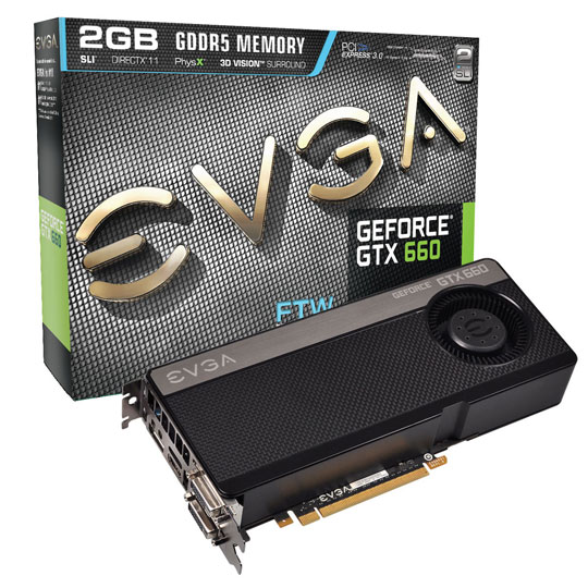 EVGA GeForce GTX 660 FTW NVIDIA Graphics Card - 2GB : image 1