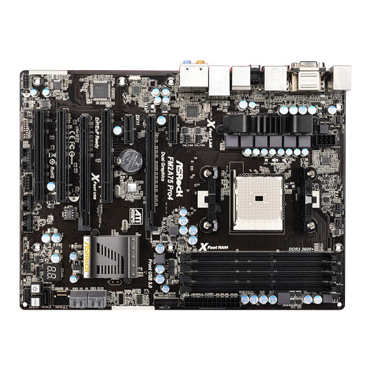 ASRock FM2A75 PRO4 AMD A75 FCH Socket FM2 Motherboard : image 2