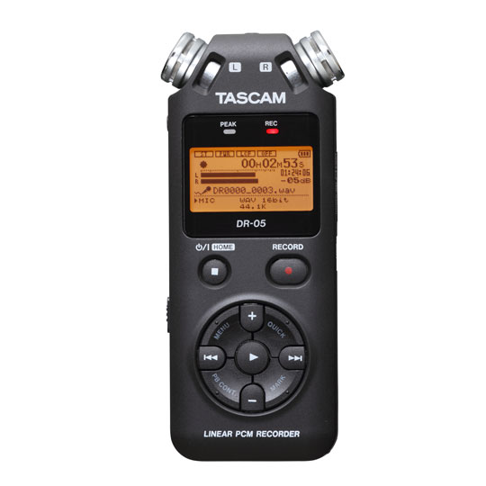 DR05 Tascam Handheld Audio Recorder : image 1