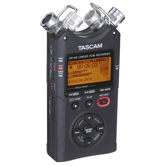 Tascam DR-40 Handheld Recorder : image 1