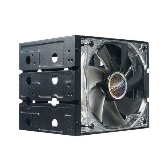Akasa C31 5.25" Expansion Bay HDD Adaptor for 4x 3.5" HDD in Three 5.25" Bays : image 1