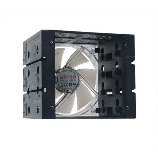 Akasa C31 5.25" Expansion Bay HDD Adaptor for 4x 3.5" HDD in Three 5.25" Bays : image 2
