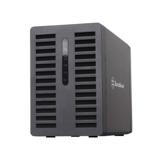 Silverstone DS322B 3.5" Dual Bay Enclosure for 2 HDD SATA 3 with RAID PC/MAC : image 1
