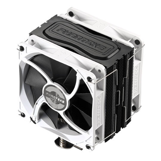 Phanteks U-Type Dual Tower Premier CPU Cooler Black Edition 2 x 120mm Premier Black Silent Fans : image 1