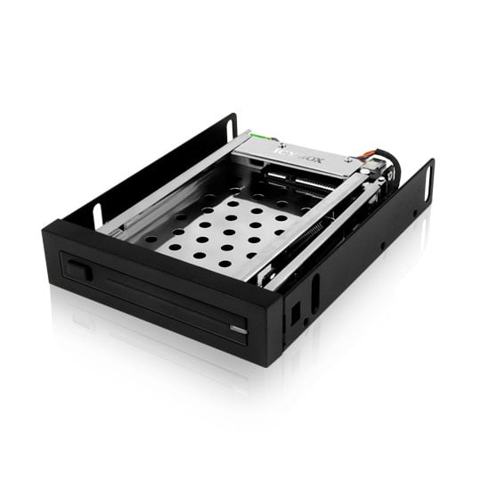 Rack Mobile Icy Box IB-2216StS Pour Disque Dur 2,5" SATA - Interface SATA Host, Noir - Remplacement Facile
